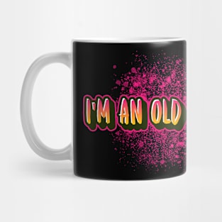 I'm an old fogey logo wear with funny sayings for old people Mug